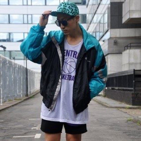 VTG 80s Colorblocked Windbreaker - Picture 6 of 7